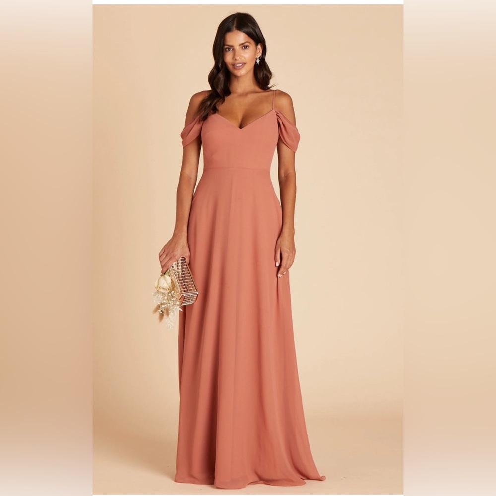 Bridesmaid dress terracotta